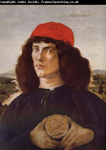 Sandro Botticelli Medici portrait of the man card